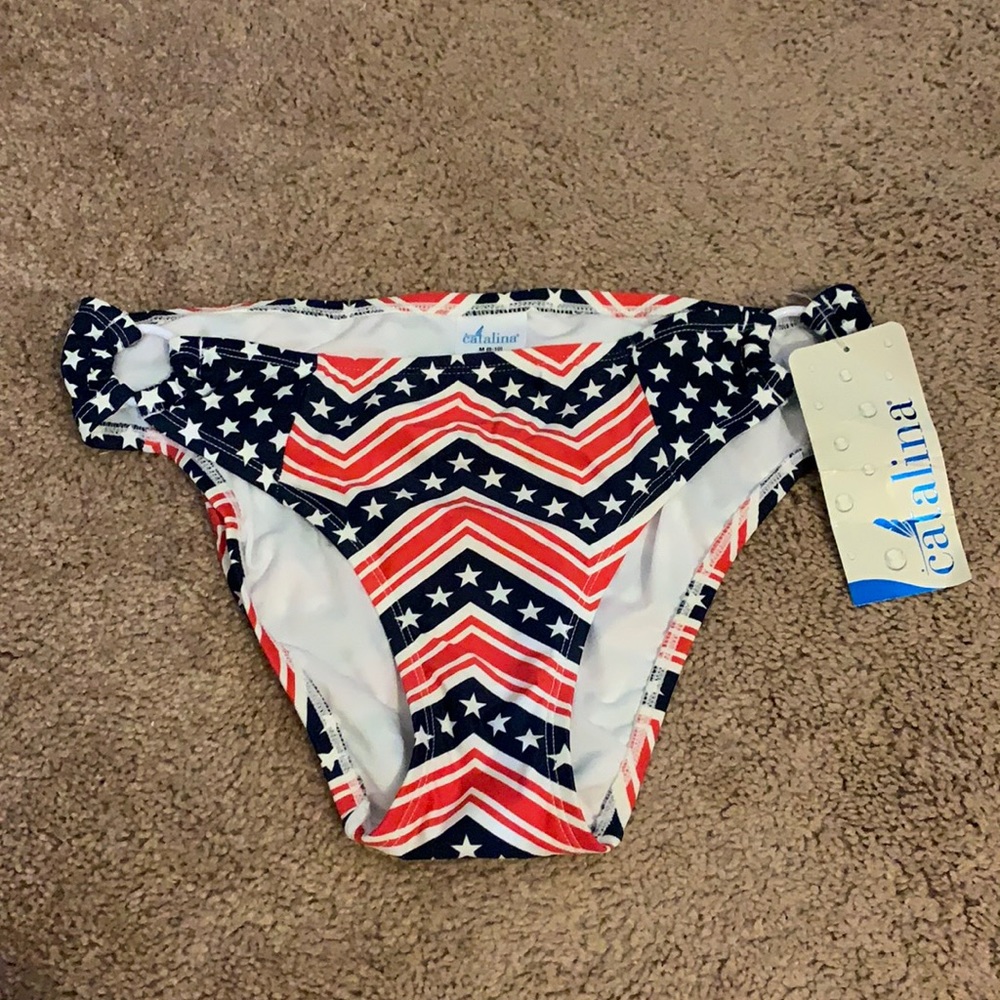 3️⃣ Swim Bottoms M NWT Catalina “Stars & Stripes”